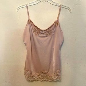 The Limited Gold Satin Camisole